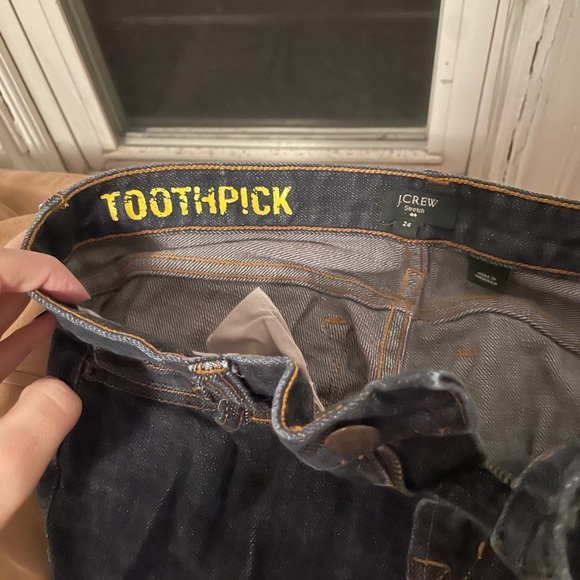 EUC JCrew Toothpick Jeans 25 - Picture 2 of 4